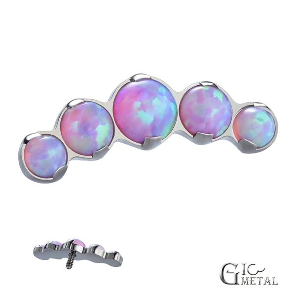 Crescent Cluster Prong Set Opal Titanium Attachment - Image 2