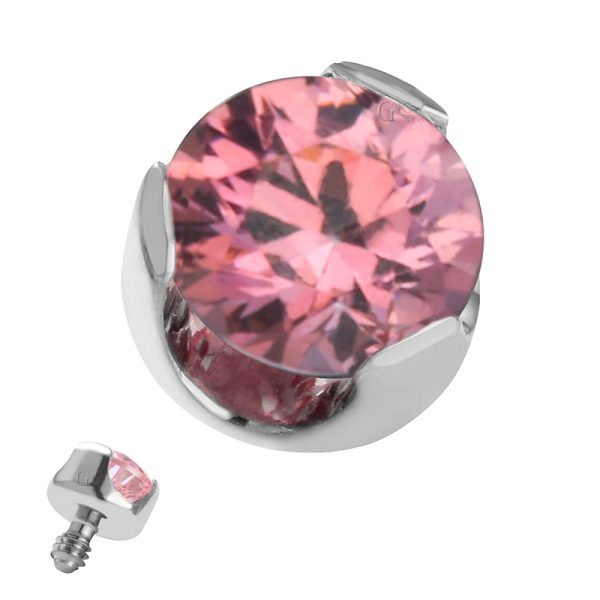Internally Facted Prong Set Gem End - Image 2