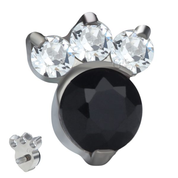 Titanium Threaded Gemmed Cluster Top End - Image 2