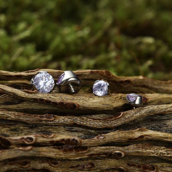 Prong Set Gem Titanium End - Image 2