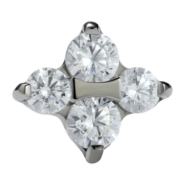 Titanium Internally Threaded Gem End - Image 2