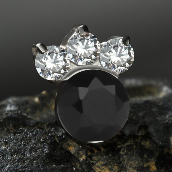 Titanium Threaded Gemmed Cluster Top End - Image 4