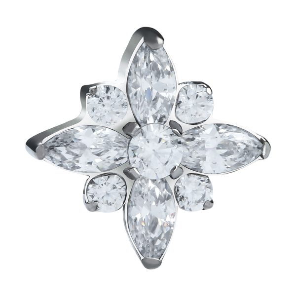 Titanium Internally Threaded Marquise End - Image 2