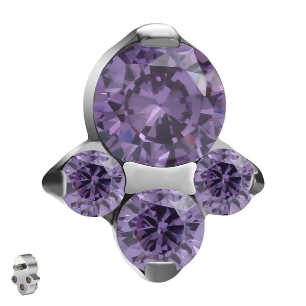 Internally Threaded Gem Cluster Top End - Image 2