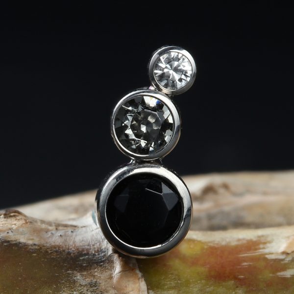Titanium Internally Threaded Gem End - Image 2