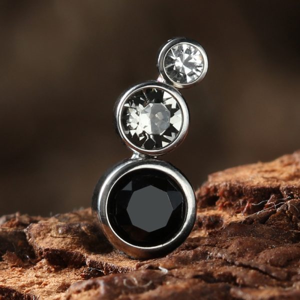Titanium Internally Threaded Gem End - Image 3