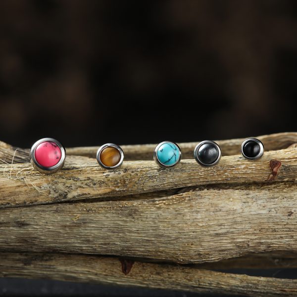 Titanium Internally Threaded Turquoise End - Image 4