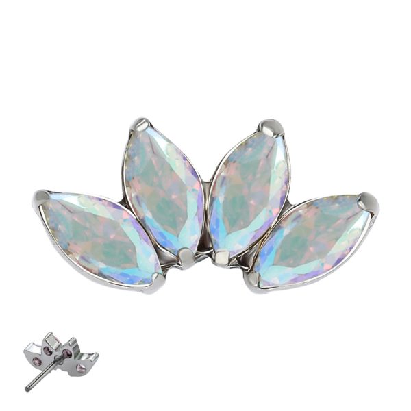 Titanium Threadless Exquisite End - Image 3
