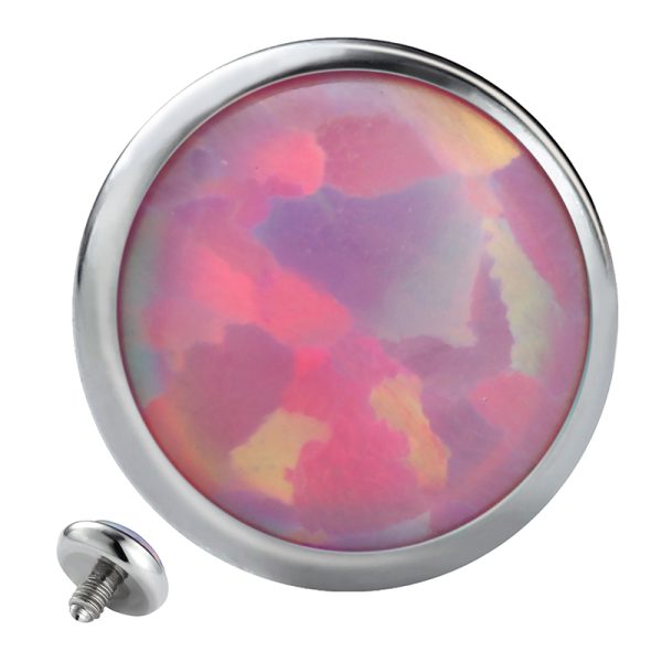 Titanium Internally Threaded Opal End - Image 2