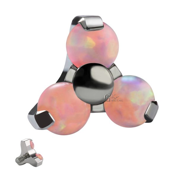 Titanium Trinity Opal End - Image 3