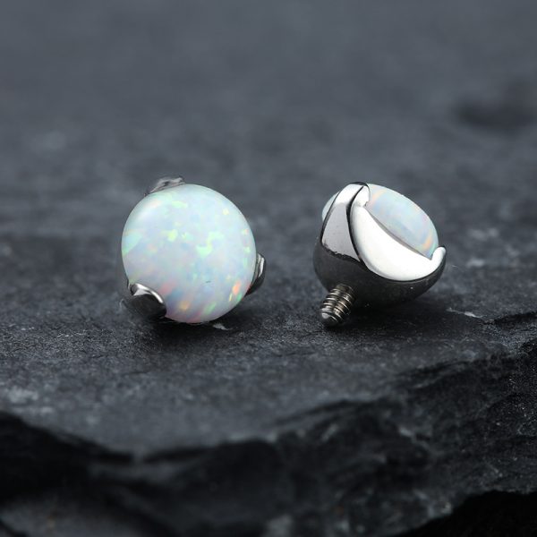 Three Prong Set Opal Ball - Image 5