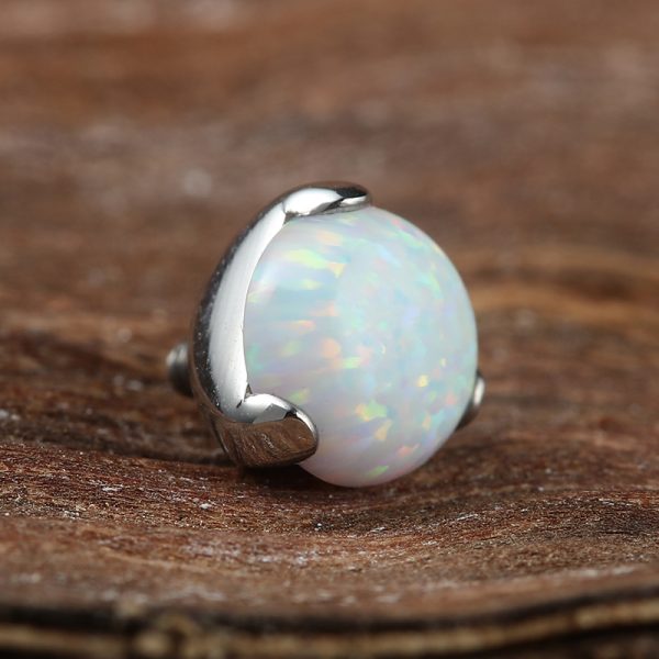 Three Prong Set Opal Ball - Image 4