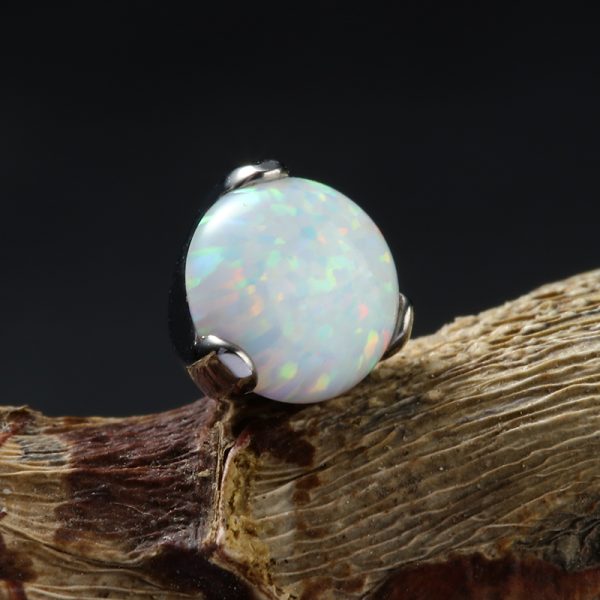 Three Prong Set Opal Ball - Image 3