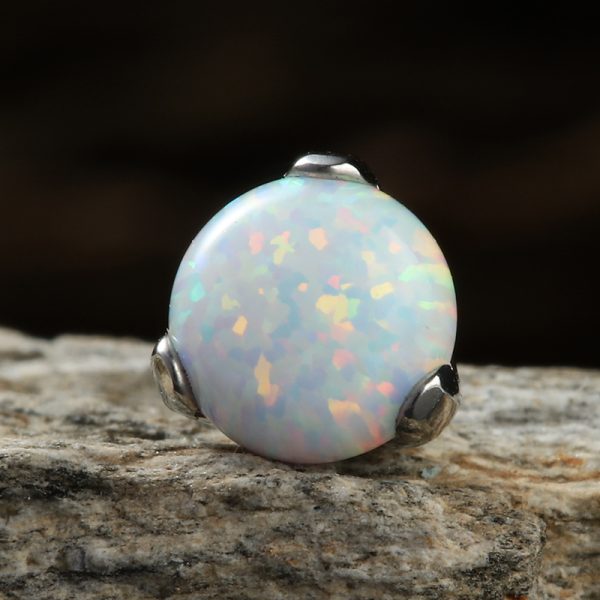 Three Prong Set Opal Ball - Image 2
