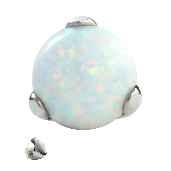 Three Prong Set Opal Ball - Image 6