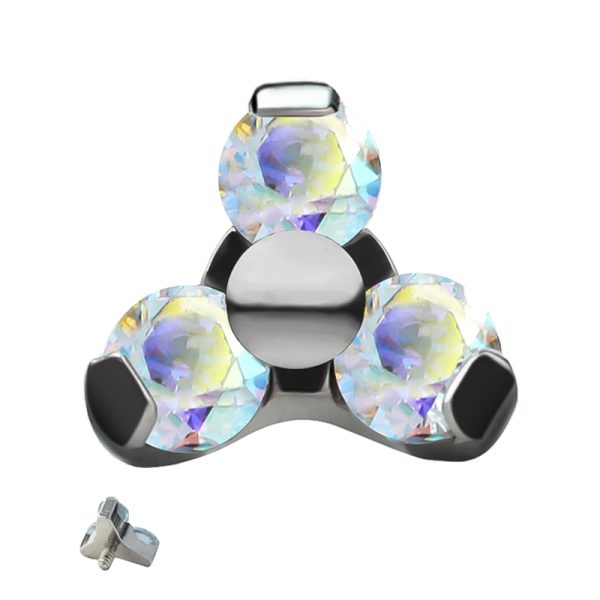 Titanium Trinity Gemmed End - Image 2