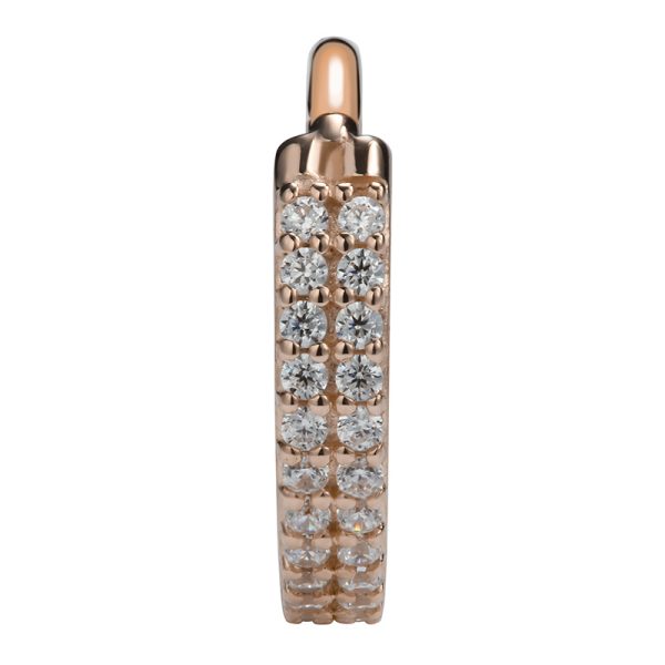 Rose Gold Double Gemmed Clicker - Image 2