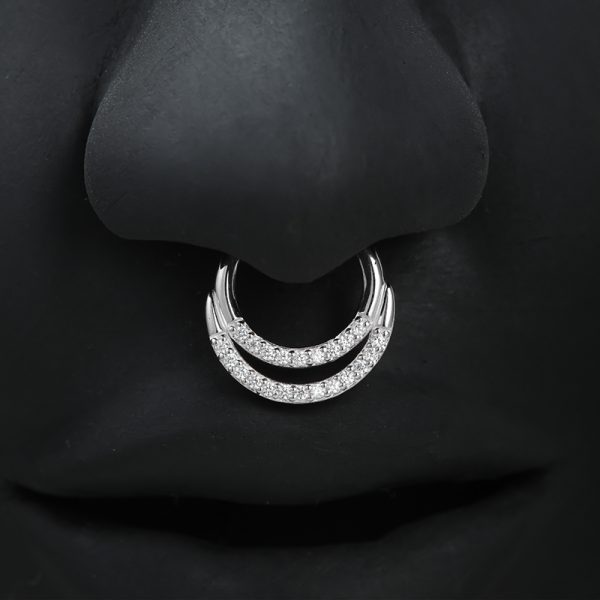 White Gold Gemmed Echo Clicker - Image 4