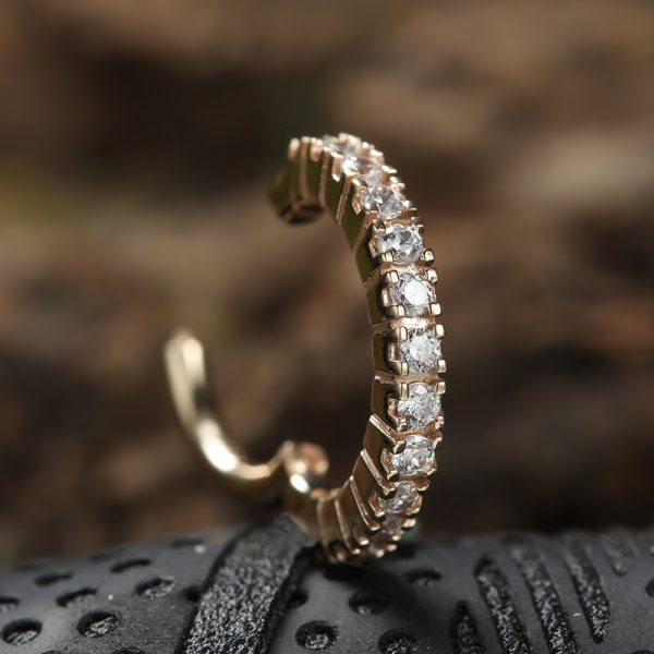 Yellow Gold Gemmed Clicker - Image 4