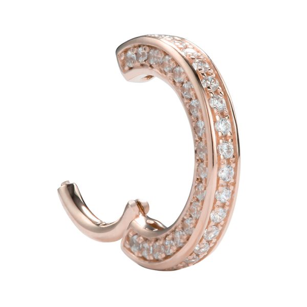 Rose Gold Gemmed Halo Clicker - Image 2