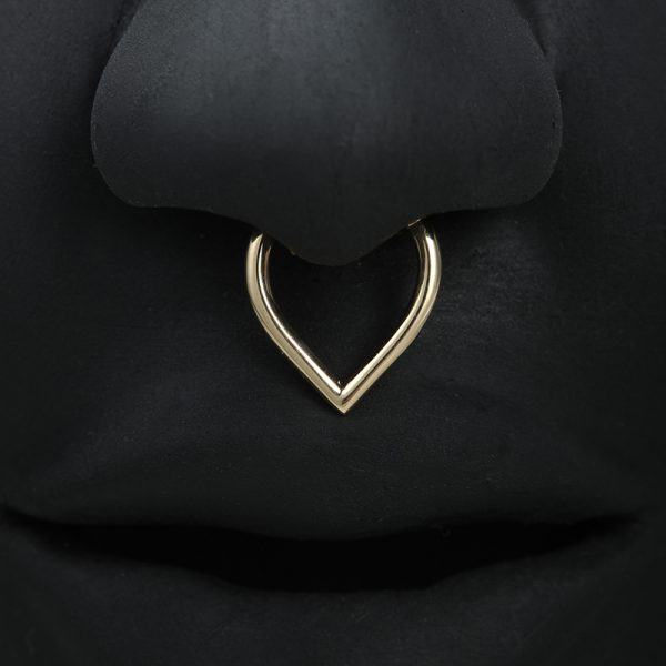 Yellow Gold Teardrop Clicker - Image 5