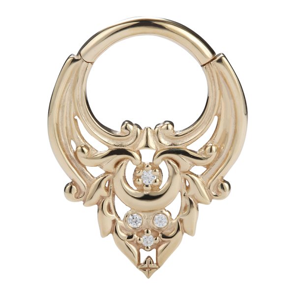 Yellow Gold Gemmed Clicker - Image 2
