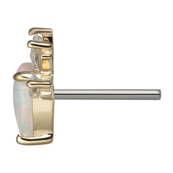 Opal Teadrop with 5-Baguette - Image 4
