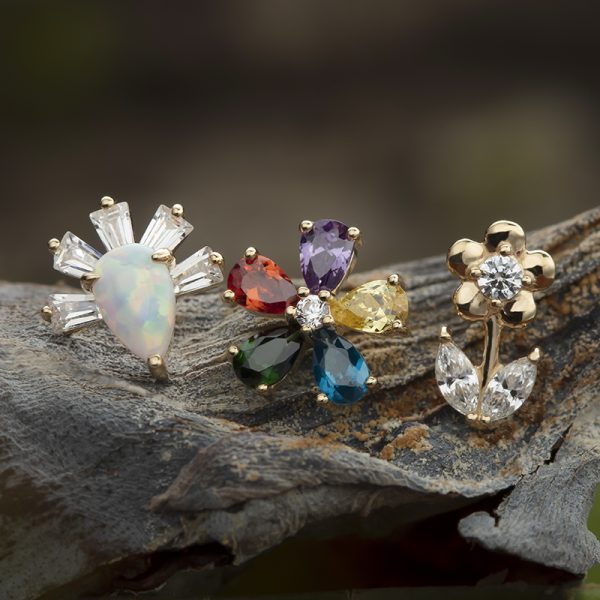 Opal Teadrop with 5-Baguette - Image 5