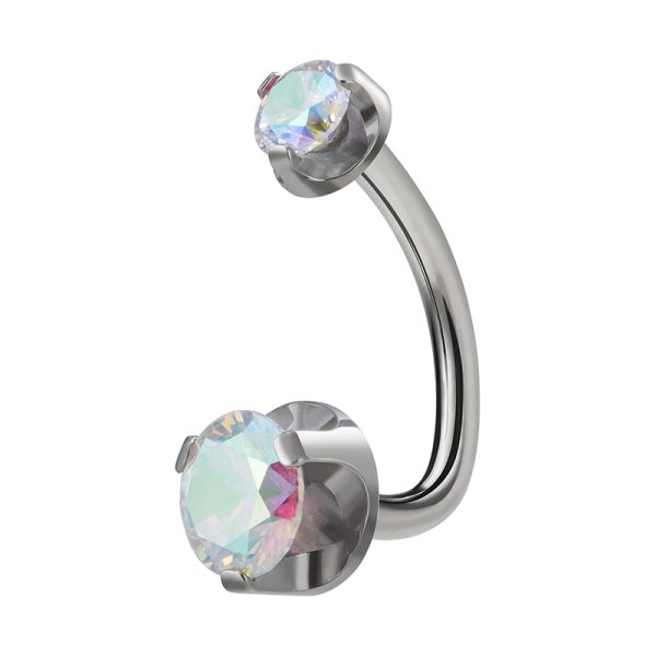 J CURVED NAVEL RING - Image 2
